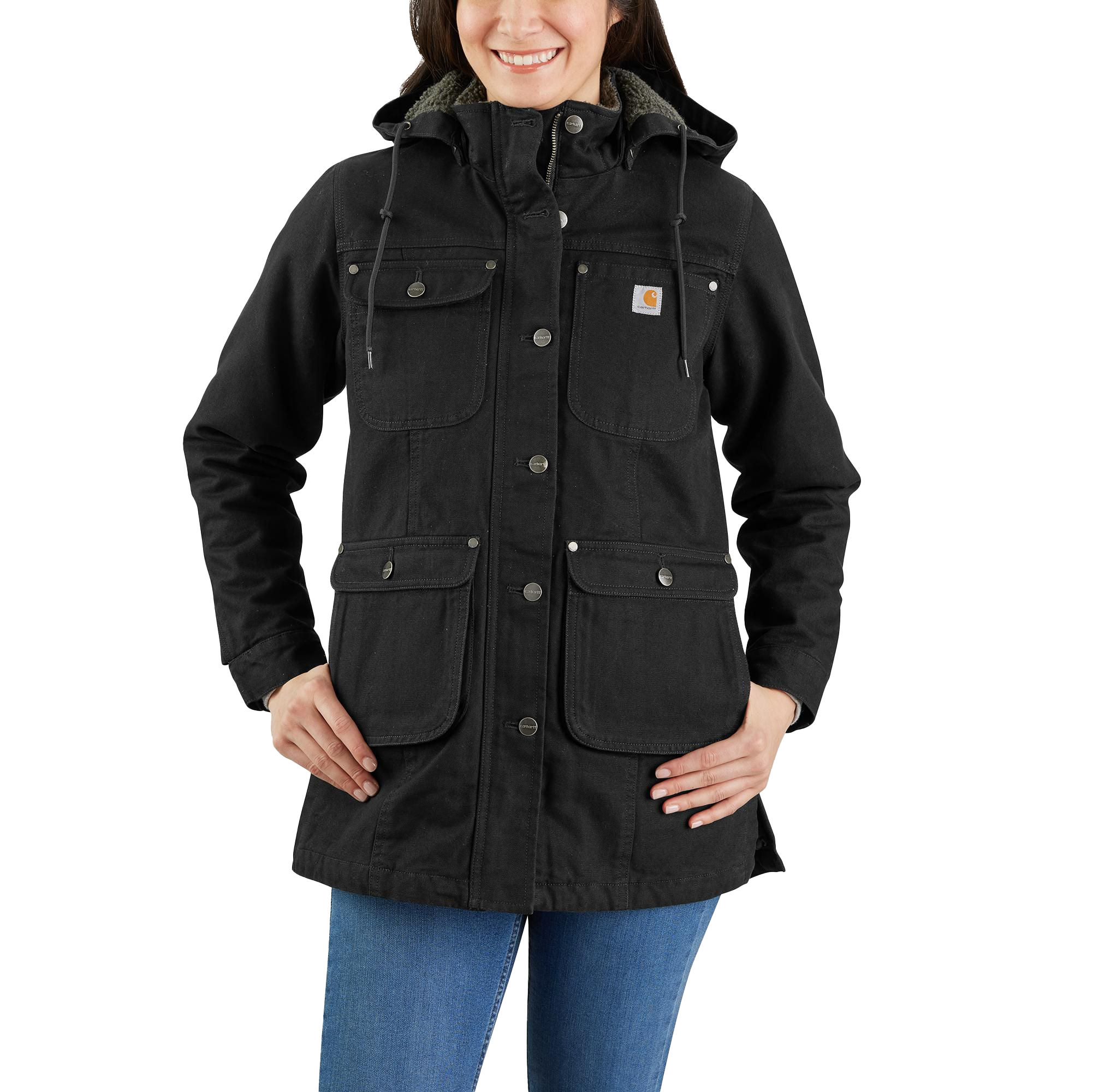 Carhartt LooseFit Weathered Washed Duck Coat for Ladies Bass Pro Shops